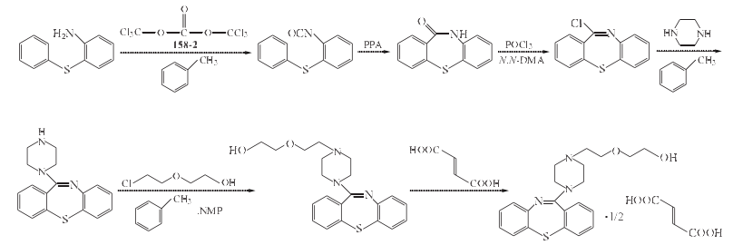 Quetiapine Fumarate Powder CAS 111974-72-2 Synthesis Method | Shaanxi BLOOM Tech Co., Ltd Quetiapine Fumarate Powder CAS 111974-72-2 Synthesis Method | Shaanxi BLOOM Tech Co., Ltd
