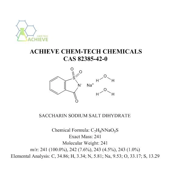 SACCHARIN SODIWM SALT DIHYDRATE CAS 82385-42-0