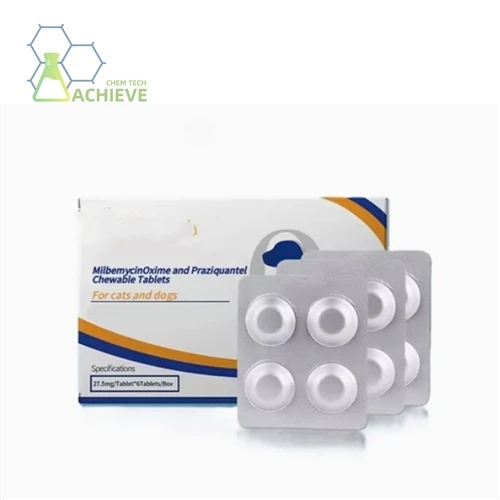 Tabledi Milbemycin Oxime ar gyfer Atal Parasitiaid Anifeiliaid Anwes Peryglus