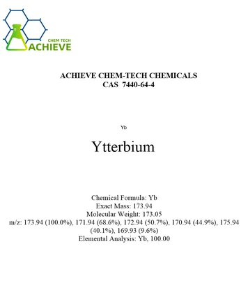 Ytterbium powder CAS 7440-64-4 | Shaanxi BLOOM Tech Co., Ltd Ytterbium powder CAS 7440-64-4 | Shaanxi BLOOM Tech Co., Ltd